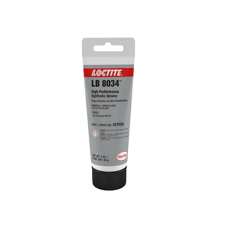 Loctite LB 8034 Multipurpose Grease, 3 oz Tube LOC457456